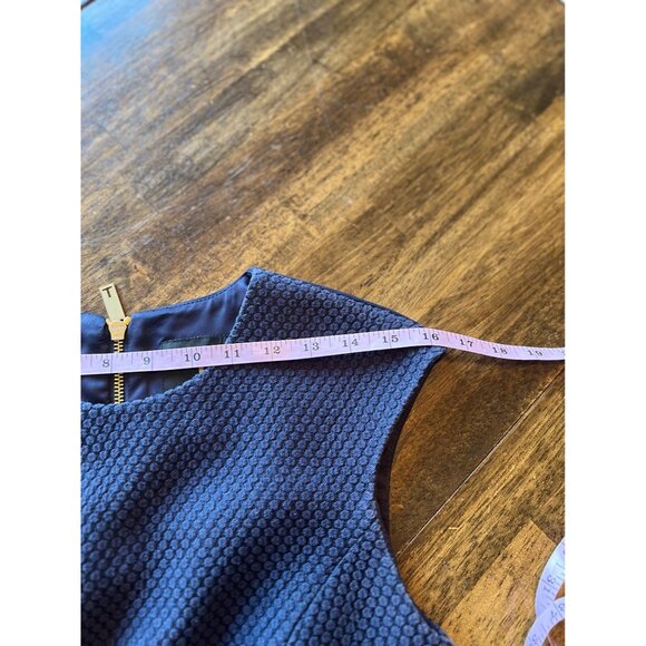 Ted Baker Navy Blue Sleeveless Mini Dress Size 1 Juniors - Picture 11 of 11